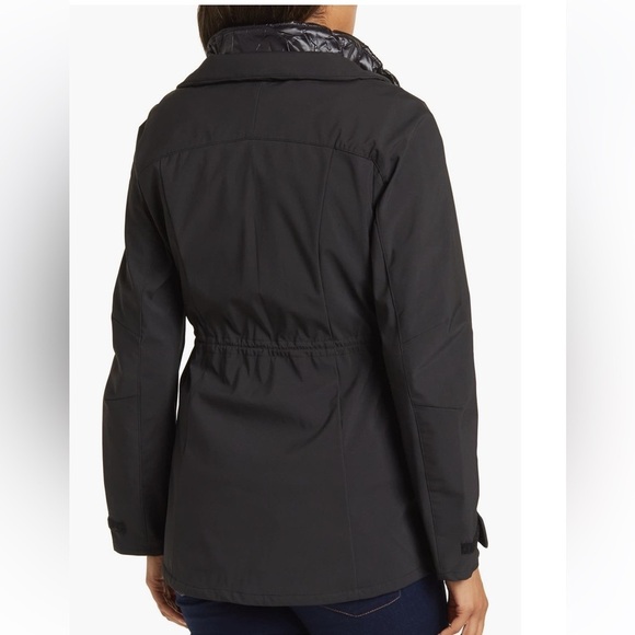 NWT Cole Haan zero grand 2 in 1 water resistant solid jacket black medium - Picture 2 of 16